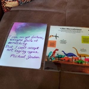 Homemade Classic size Disc Bound Planner cover with craft project ideas